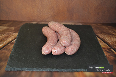 Saucisse de porc (x4)