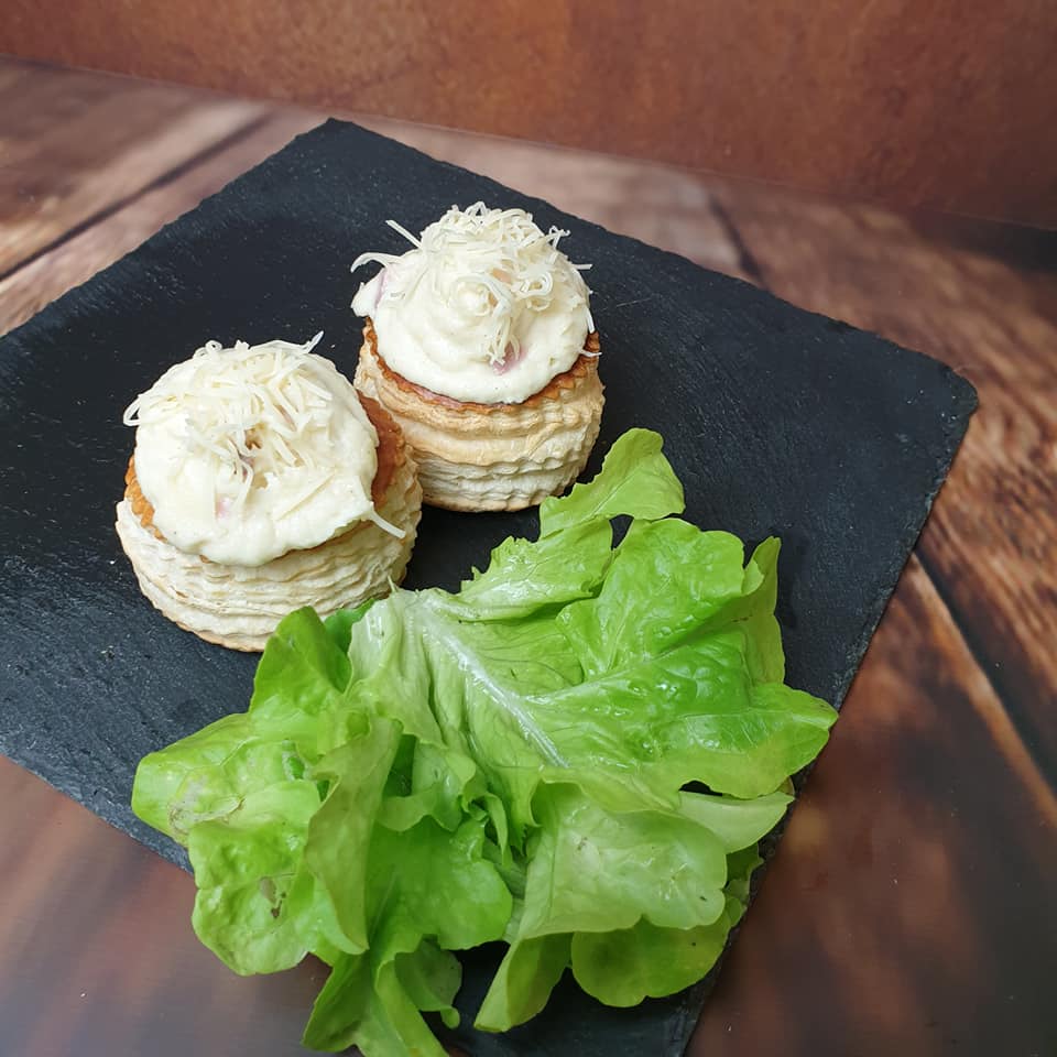 Bouchée a la reine jambon fromage (x2)